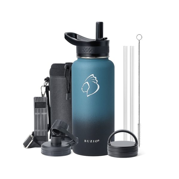 Trio Series Water Bottle with 3 Lids | 32oz - Image 10