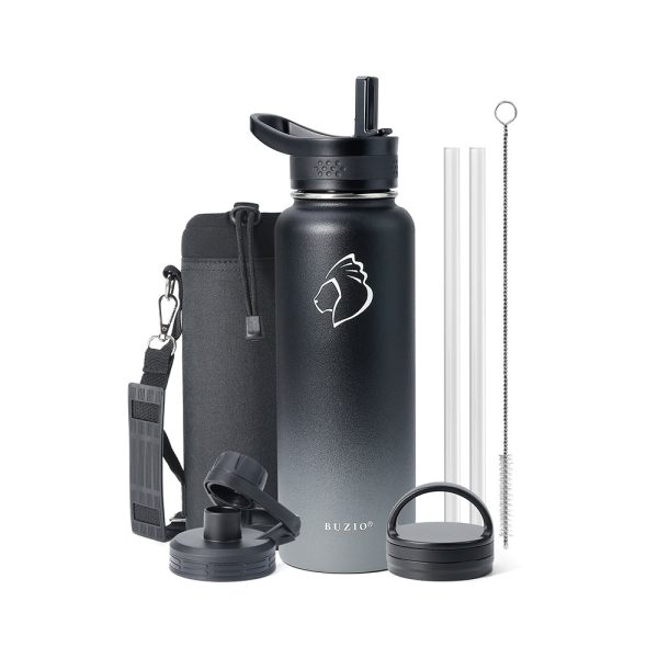 Trio Series Water Bottle with 3 Lids | 40oz - Image 8