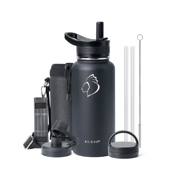 Trio Series Water Bottle with 3 Lids | 32oz - Image 8