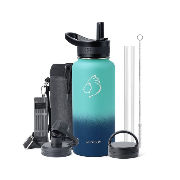 Trio Series Water Bottle with 3 Lids | 32oz - Image 12