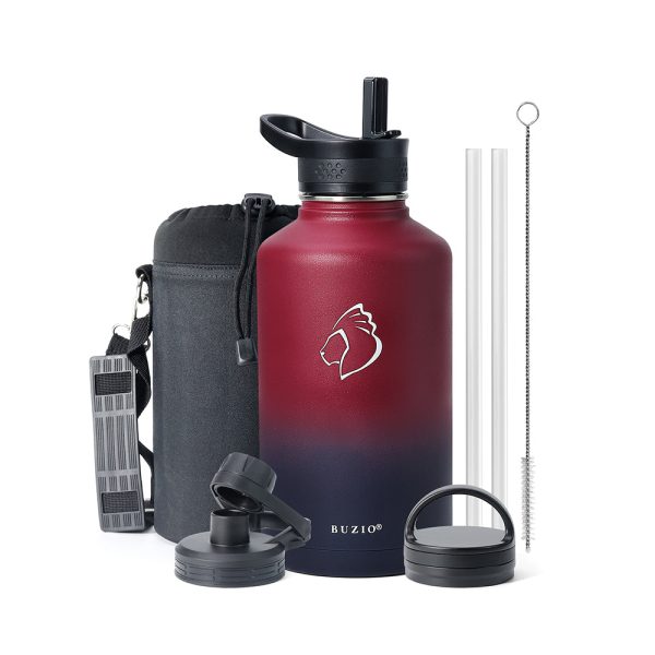 Trio Series Water Bottle with 3 Lids | 64oz - Image 9