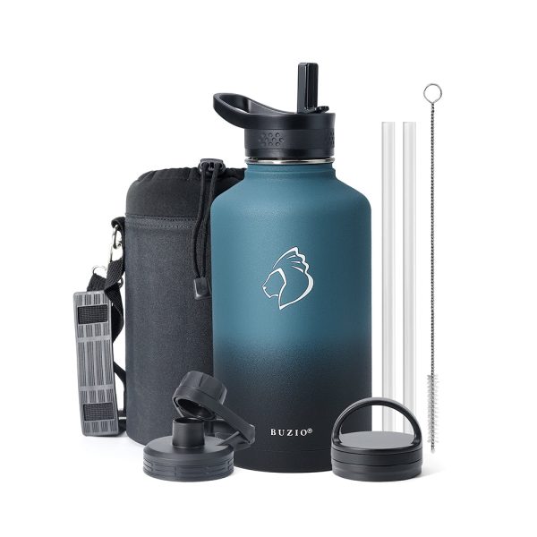 Trio Series Water Bottle with 3 Lids | 64oz - Image 8