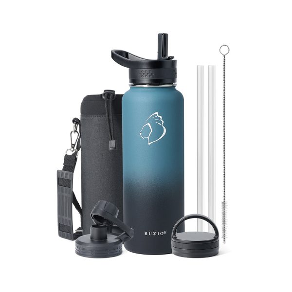 Trio Series Water Bottle with 3 Lids | 40oz - Image 6
