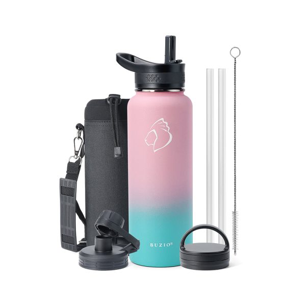 Trio Series Water Bottle with 3 Lids | 40oz - Image 9
