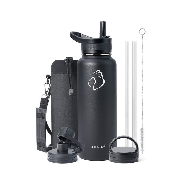 Trio Series Water Bottle with 3 Lids | 40oz - Image 7