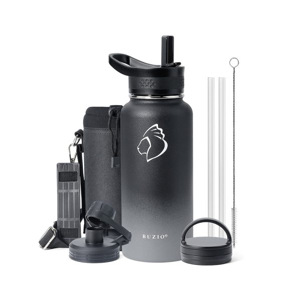 Trio Series Water Bottle with 3 Lids | 32oz - Image 11