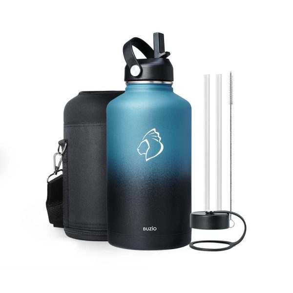 Duet Series Water Bottles with 2 Lids | 64oz - Image 7