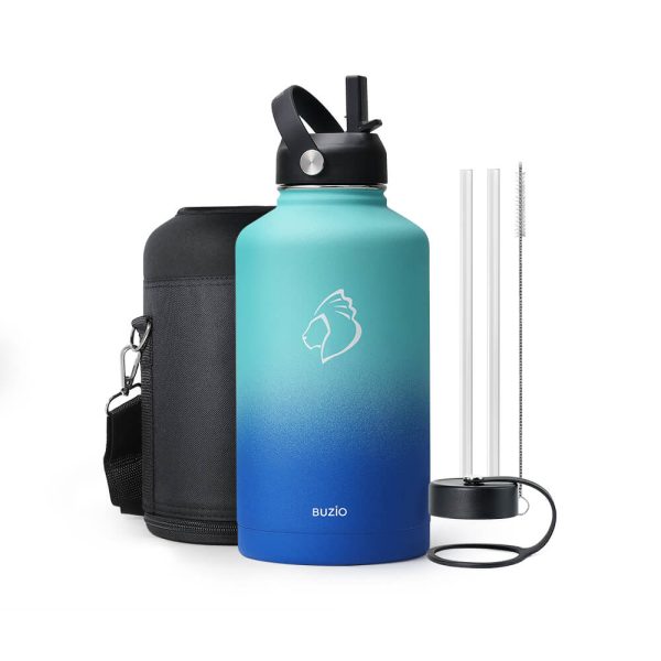 Duet Series Water Bottles with 2 Lids | 64oz - Image 6