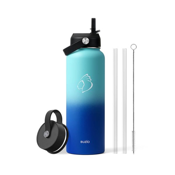 Duet Series Water Bottles with 2 Lids | 40oz - Image 9