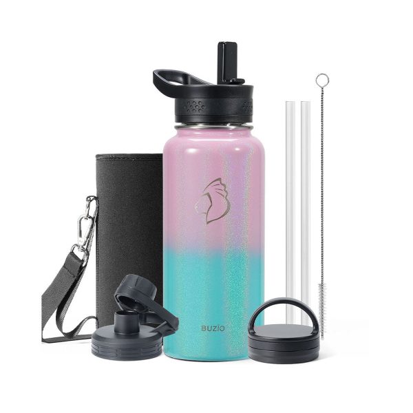 Trio Series Water Bottle with 3 Lids | 32oz - Image 7