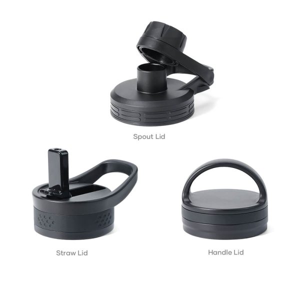 Trio Series Water Bottle with 3 Lids | 40oz - Image 3