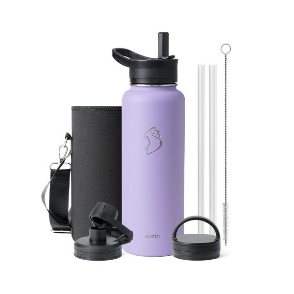 Trio Series Water Bottle with 3 Lids | 40oz - Image 10