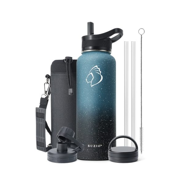Trio Series Water Bottle with 3 Lids | 40oz - Image 13