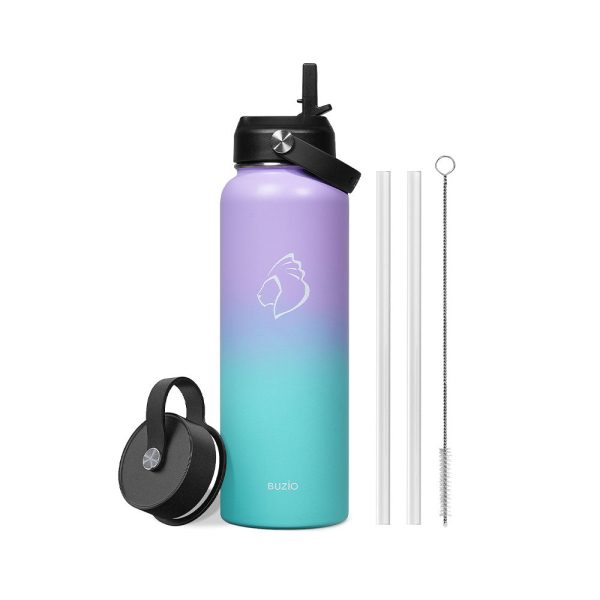 Duet Series Water Bottles with 2 Lids | 40oz - Image 12