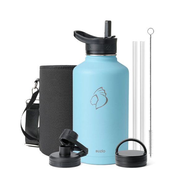 Trio Series Water Bottle with 3 Lids | 64oz - Image 11