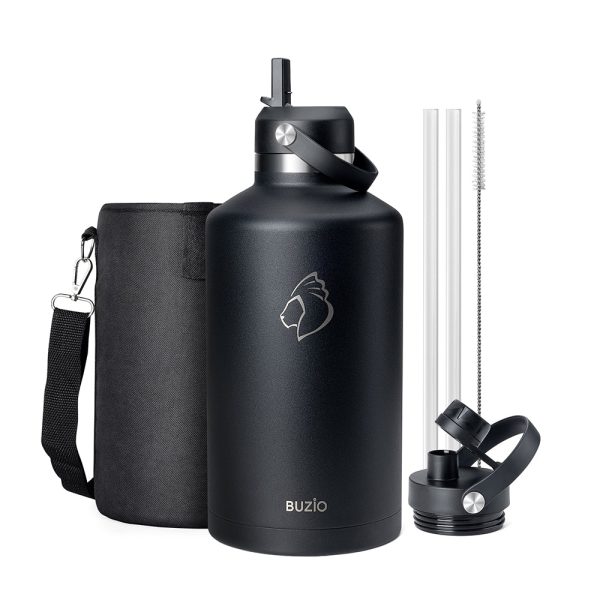 Duet Series Water Bottle With Straw Spout Lid | 128oz - Image 6