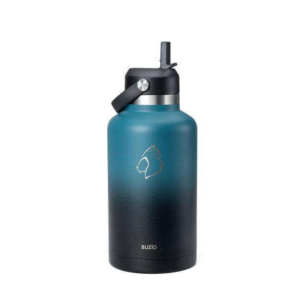 Straw Lid Cap for 2.91 Wide Mouth Water Bottles - Image 2