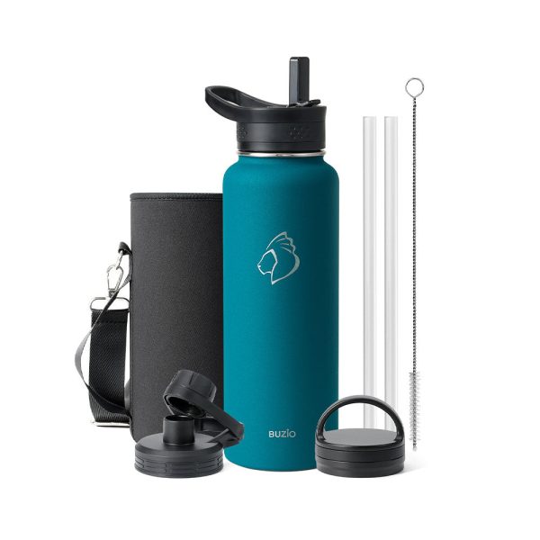 Trio Series Water Bottle with 3 Lids | 40oz - Image 11