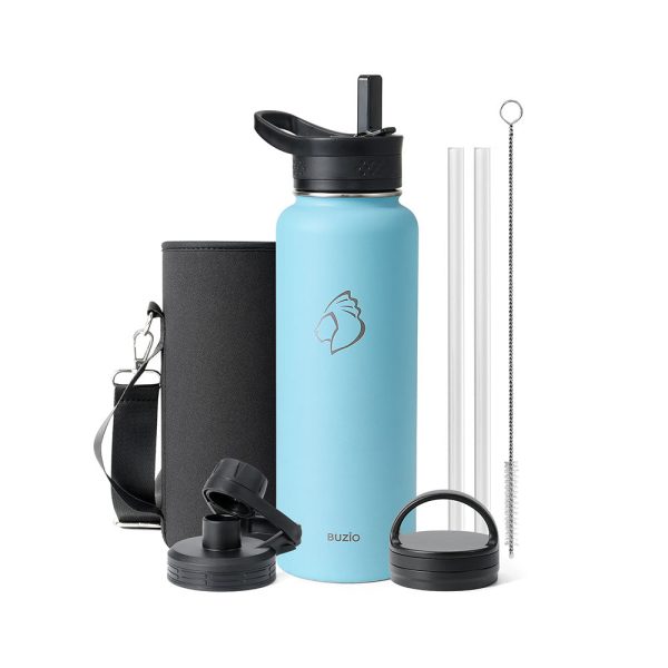 Trio Series Water Bottle with 3 Lids | 40oz - Image 12
